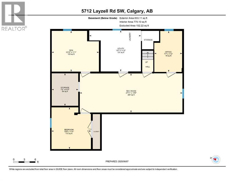 Single Family House Bungalow for Sale in  Layzell Road SW North Glenmore Park Calgary 