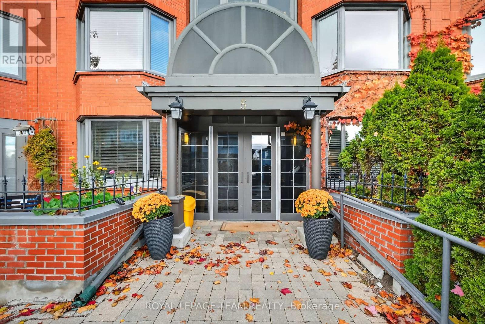 Front entrance to building