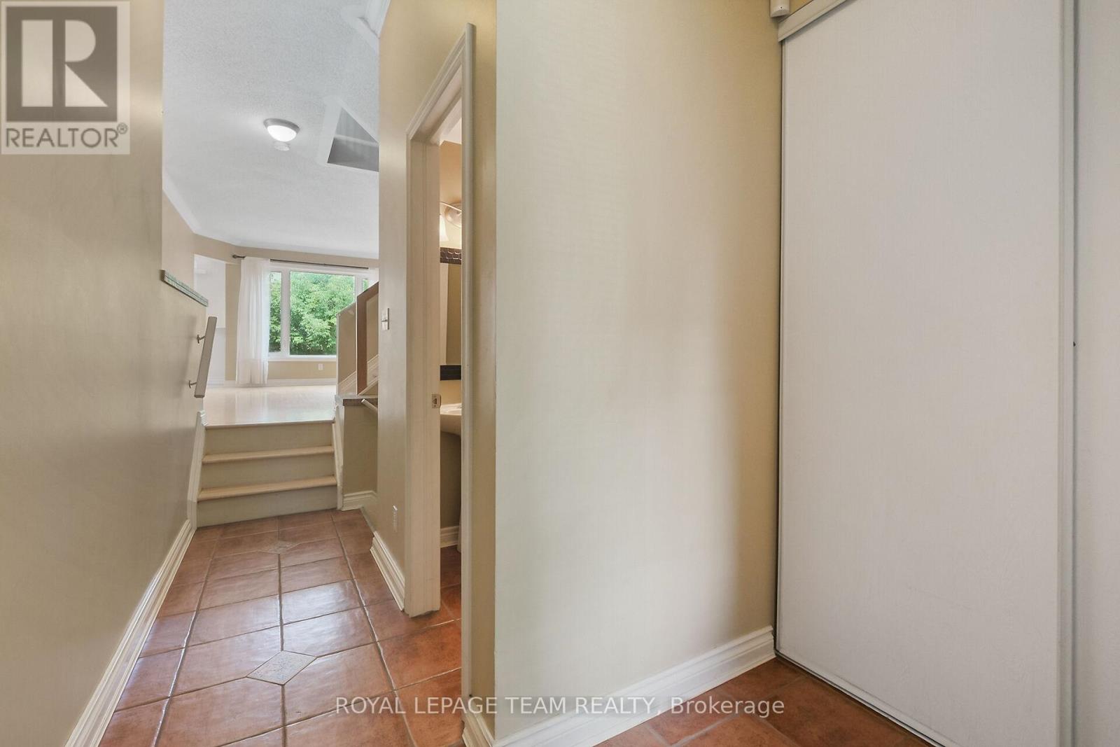Foyer leads to main level living space.
