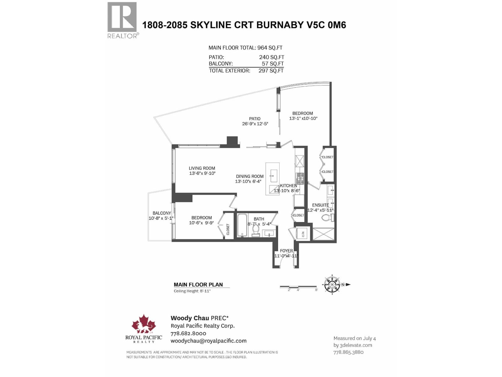 1808 2085 SKYLINE COURT, Burnaby