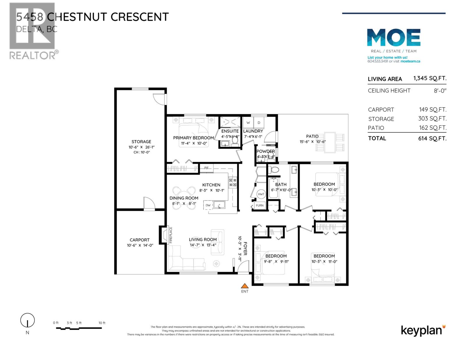 5458 CHESTNUT Crescent, Delta