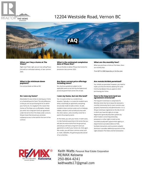 208D 12204 Westside Road, Vernon