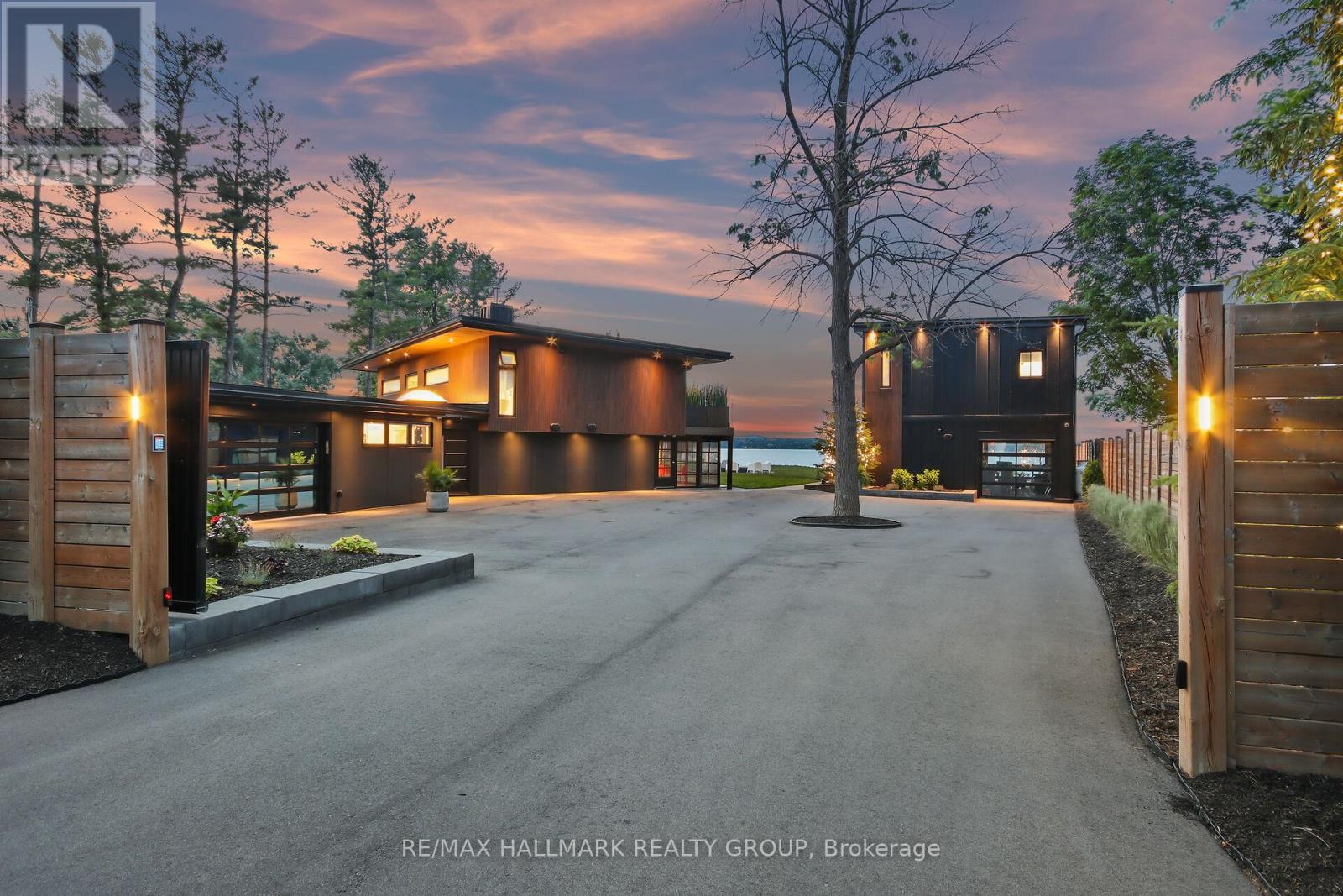 Front Entrance Evening-Garage Parking 3 Cars