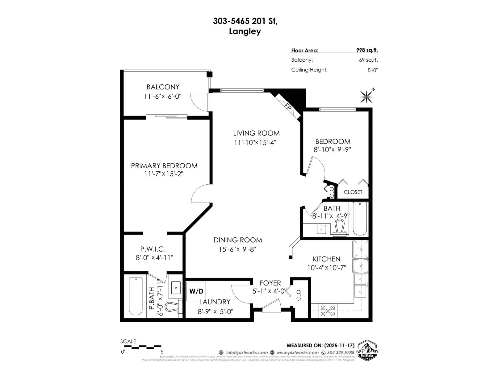 303 5465 201 STREET, Langley