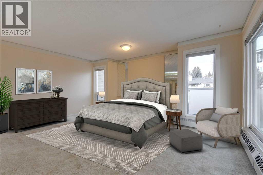 primary bedroom with virtual staging