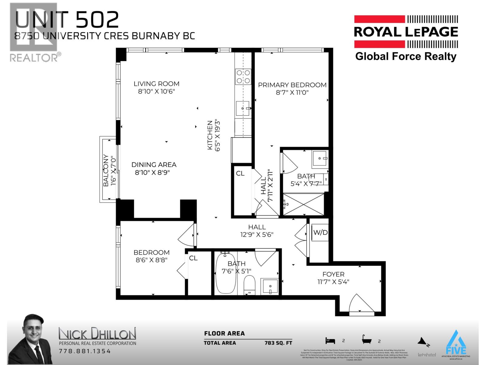 502 8750 UNIVERSITY CRESCENT, Burnaby