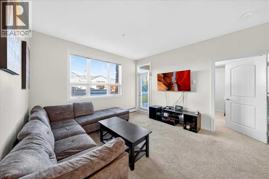 Living Room with Patio Door Entry