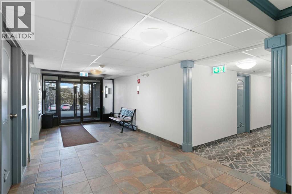 This is an elegant lobby in the building