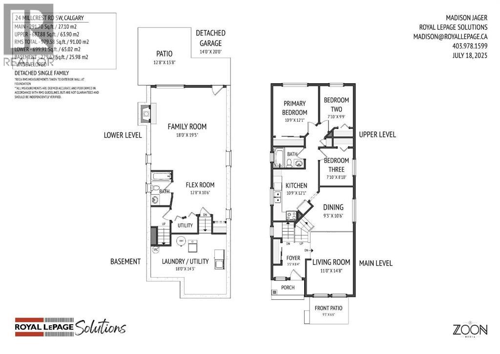 Single Family House 4 Level for Sale in  Millcrest Road SW Millrise Calgary 