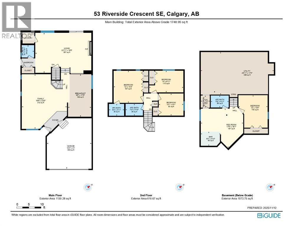 Single Family House 4 Level for Sale in  Riverside Crescent SE Riverbend Calgary 