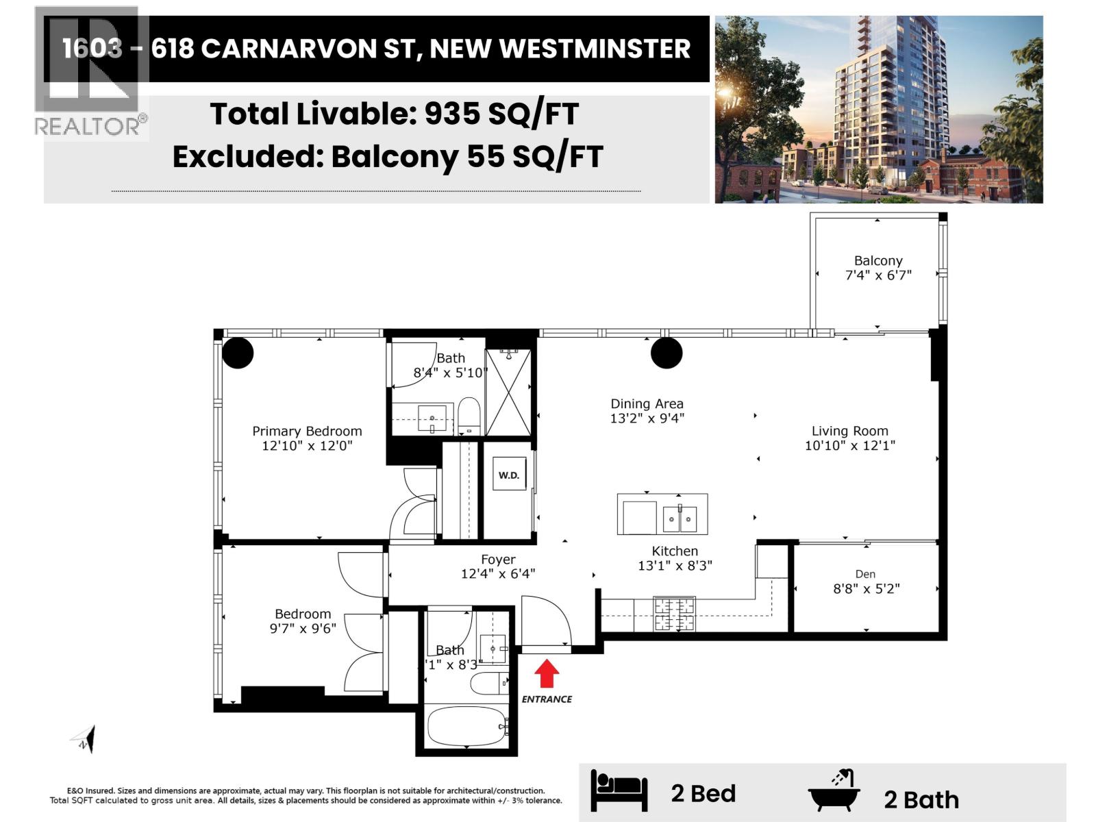 1603 618 CARNARVON STREET, New Westminster