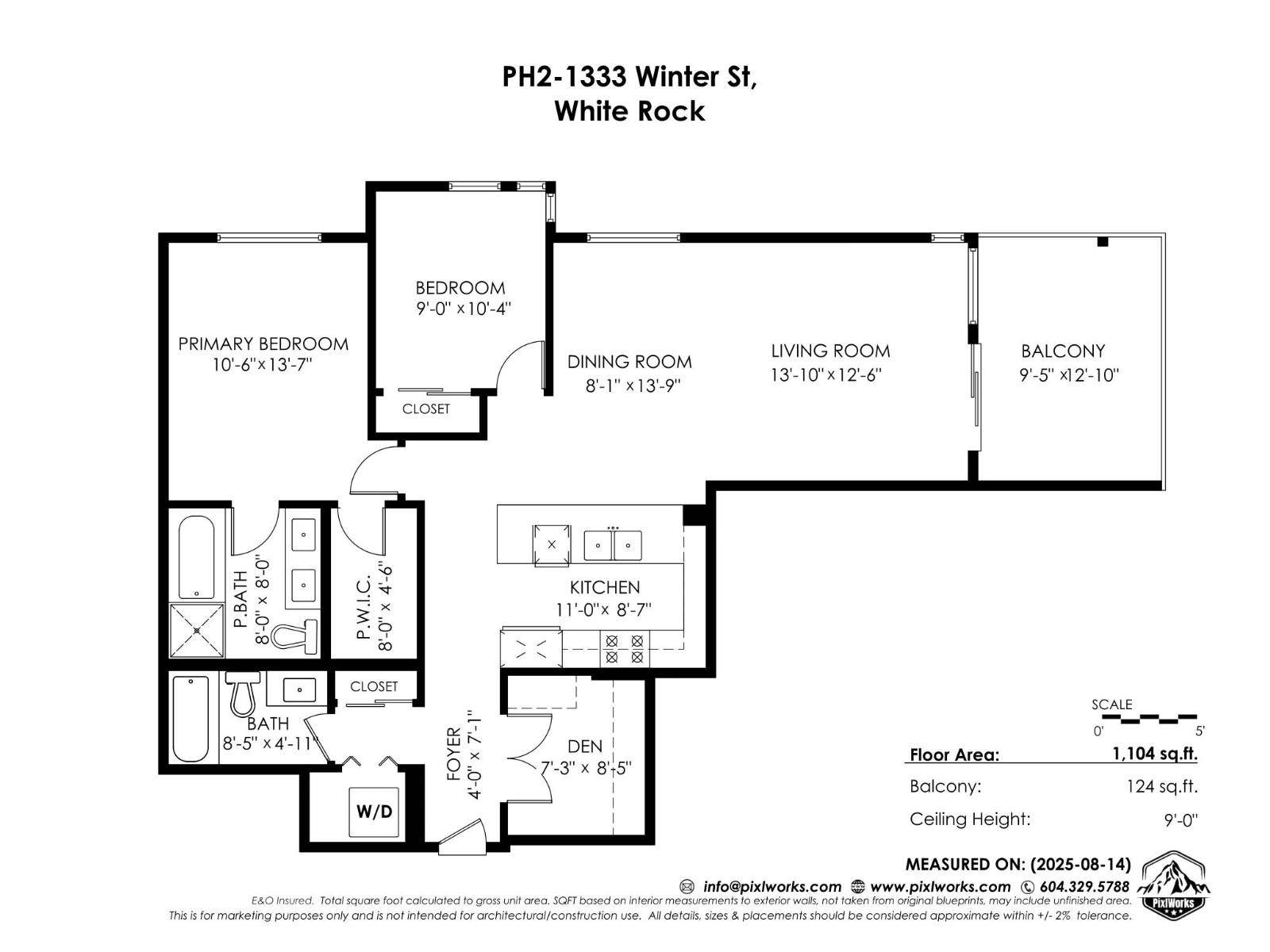 PH2 1333 WINTER STREET, White Rock