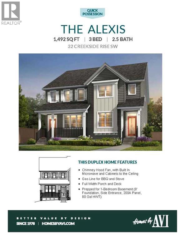 Single Family House for Sale in  Creekside Rise SW Pine Creek Calgary 