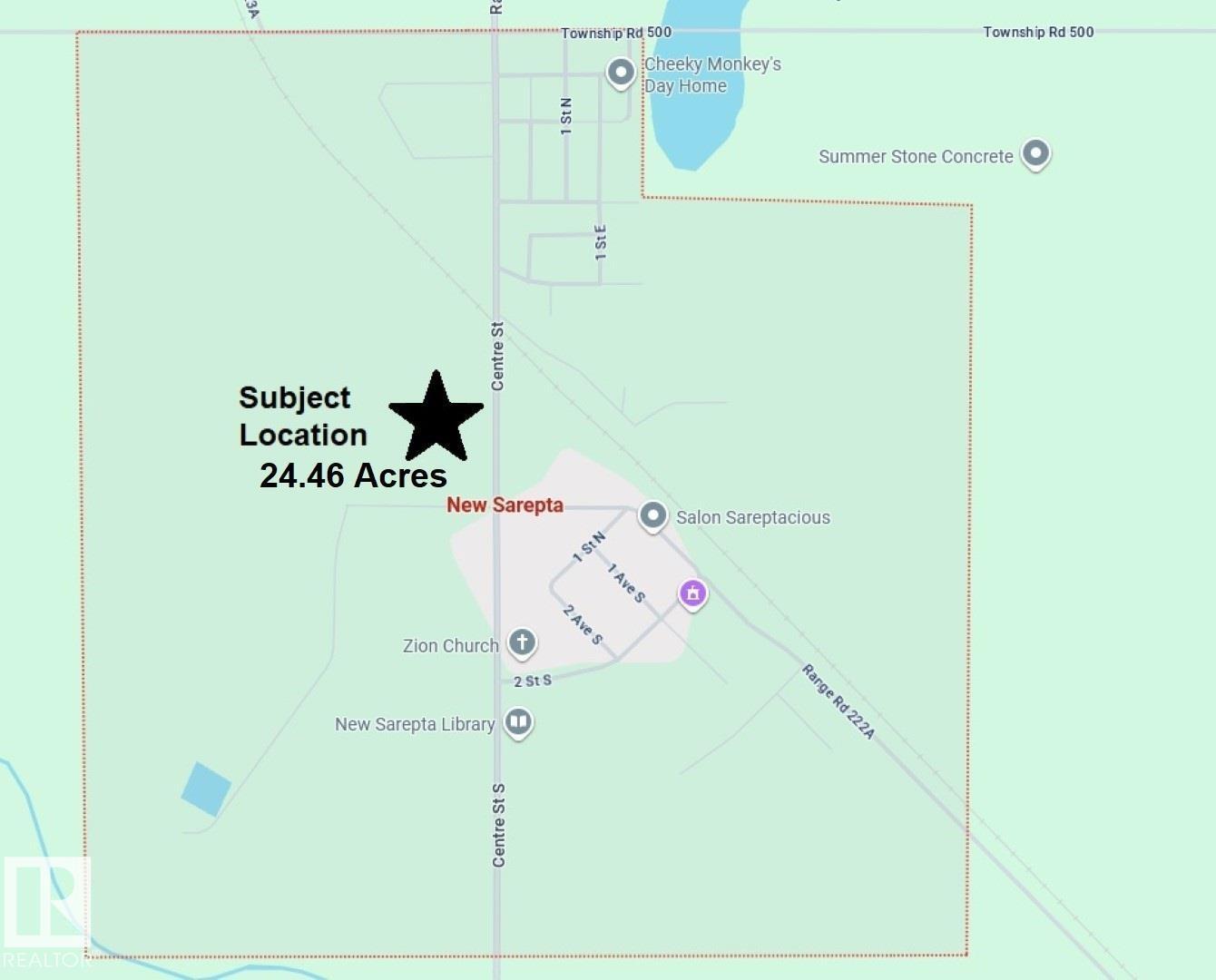 Centre street Center avenue, New Sarepta