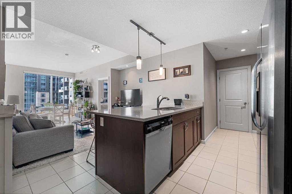Kitchen and living room from front entry