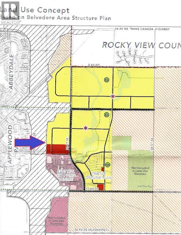 Vacant Land for Sale in R  Avenue SE Belvedere Calgary 