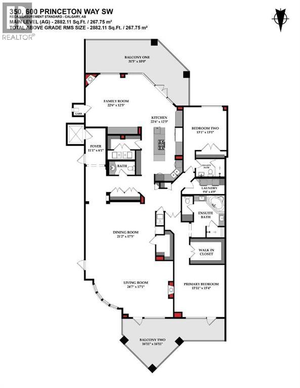 Single Family House for Sale in   Princeton Way SW Eau Claire Calgary 