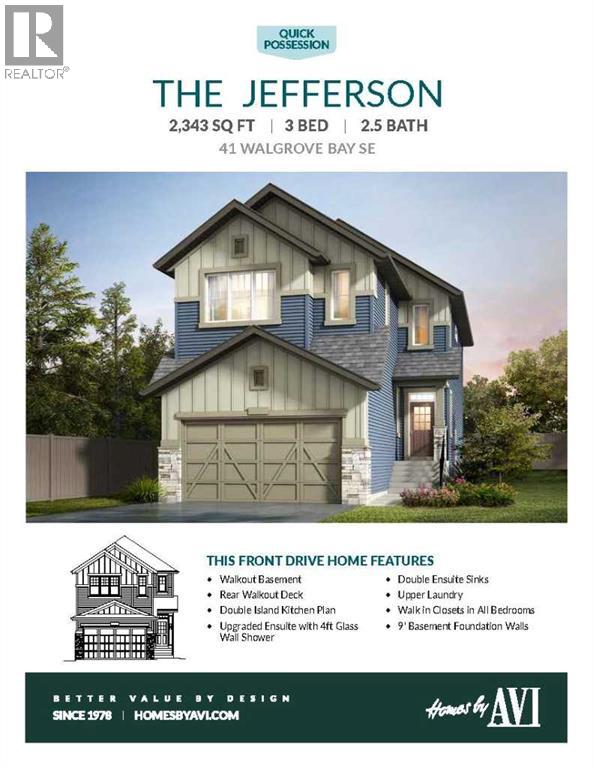 Single Family House for Sale in  Walgrove Bay SE Walden Calgary 