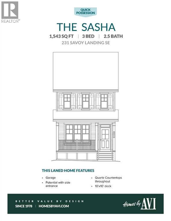 Single Family House for Sale in  Savoy Landing SE Rangeview Calgary 