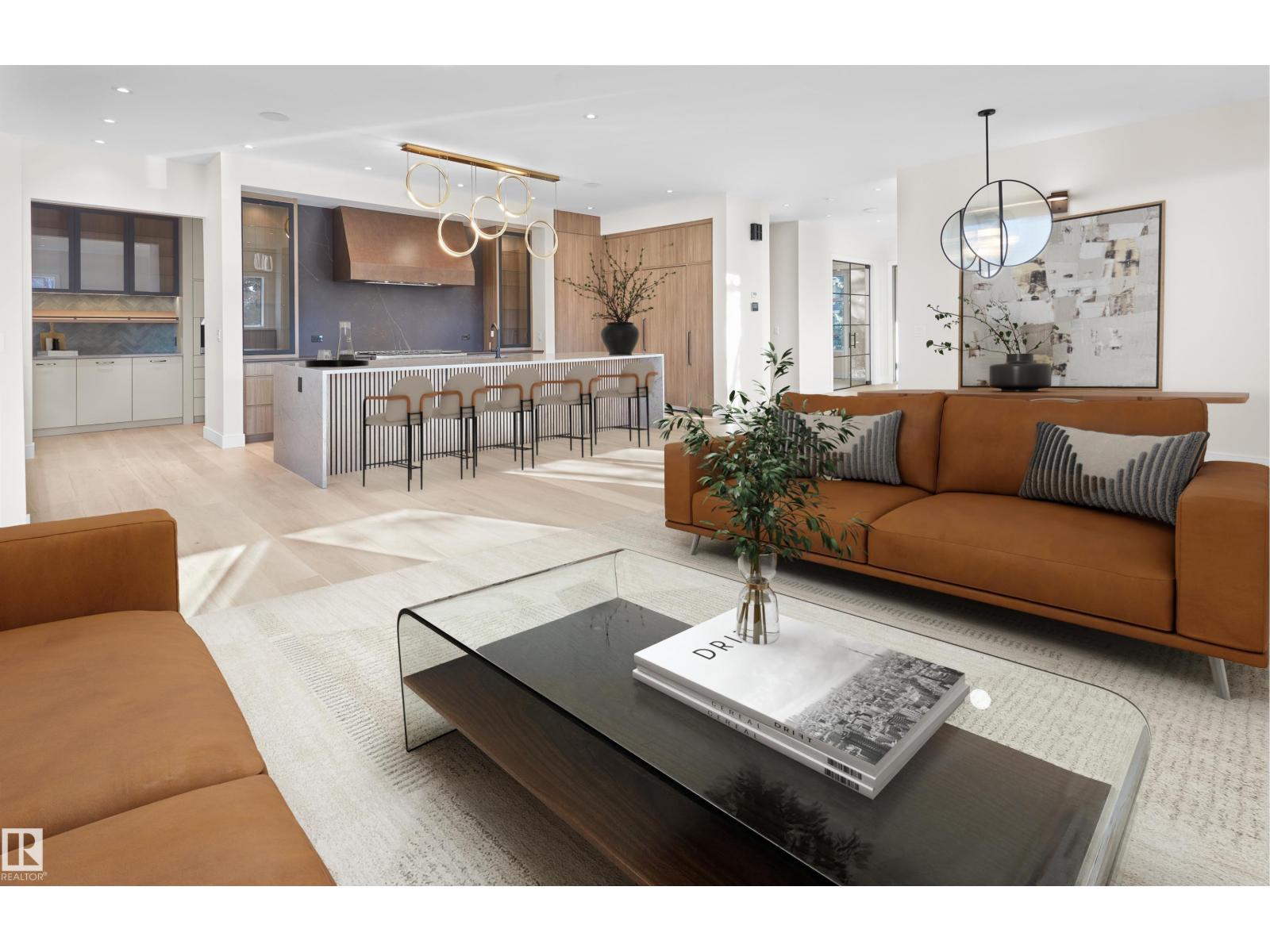 Finished basement with gym and bar at 9704 146 ST NW Crestwood Edmonton