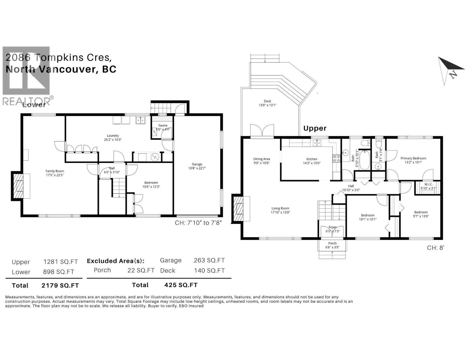 2086 TOMPKINS CRESCENT, North Vancouver
