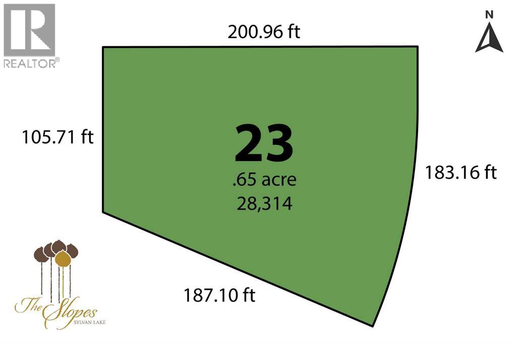Vacant Land for Sale in  Slopeside Drive The Slopes Rural Lacombe County 