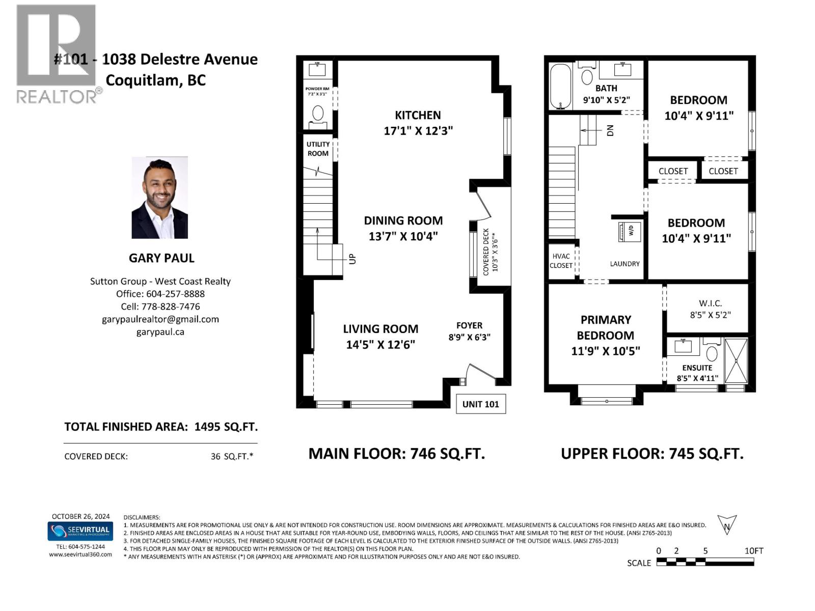 101 1038 DELESTRE AVENUE, Coquitlam