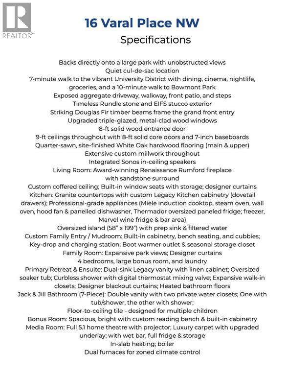 Single Family House for Sale in  Varal Place NW Varsity Calgary 