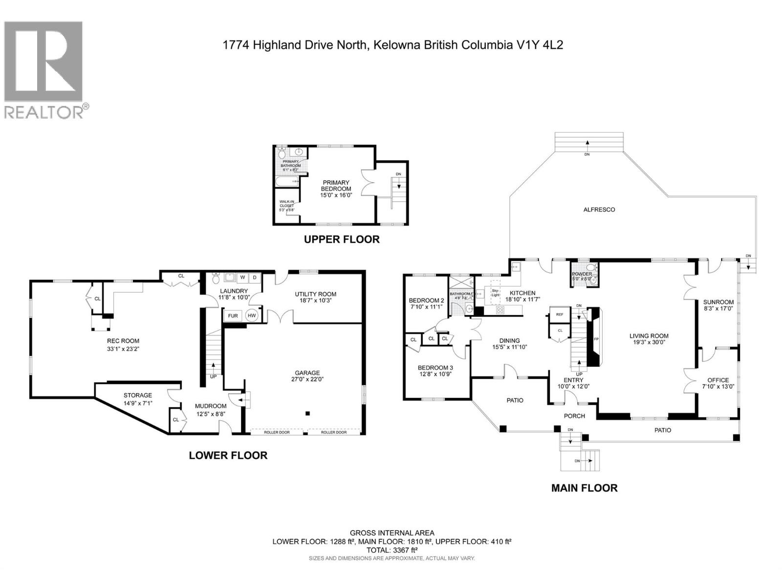  1774 Highland Drive North, Kelowna