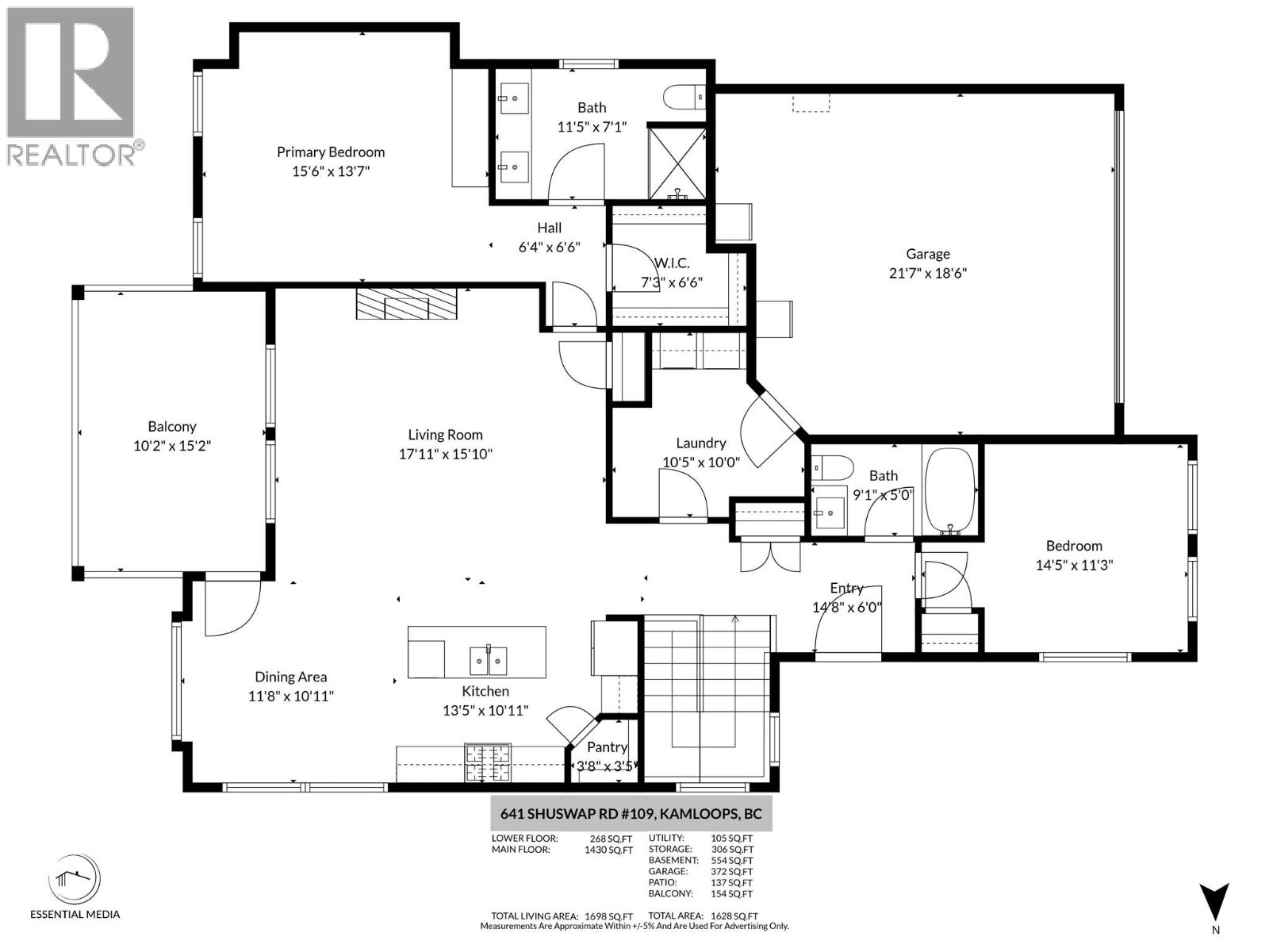 641 SHUSWAP Road E Unit# 109, Kamloops