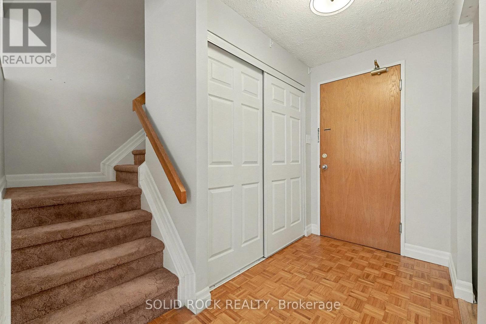Foyer with oversized closet