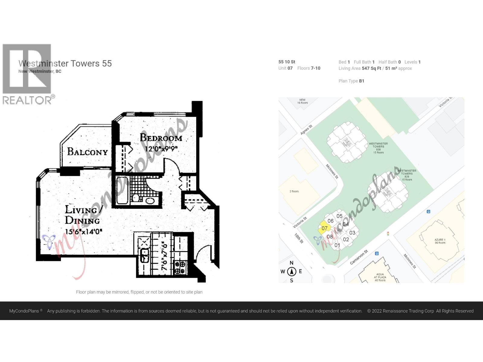 1007 55 TENTH STREET, New Westminster