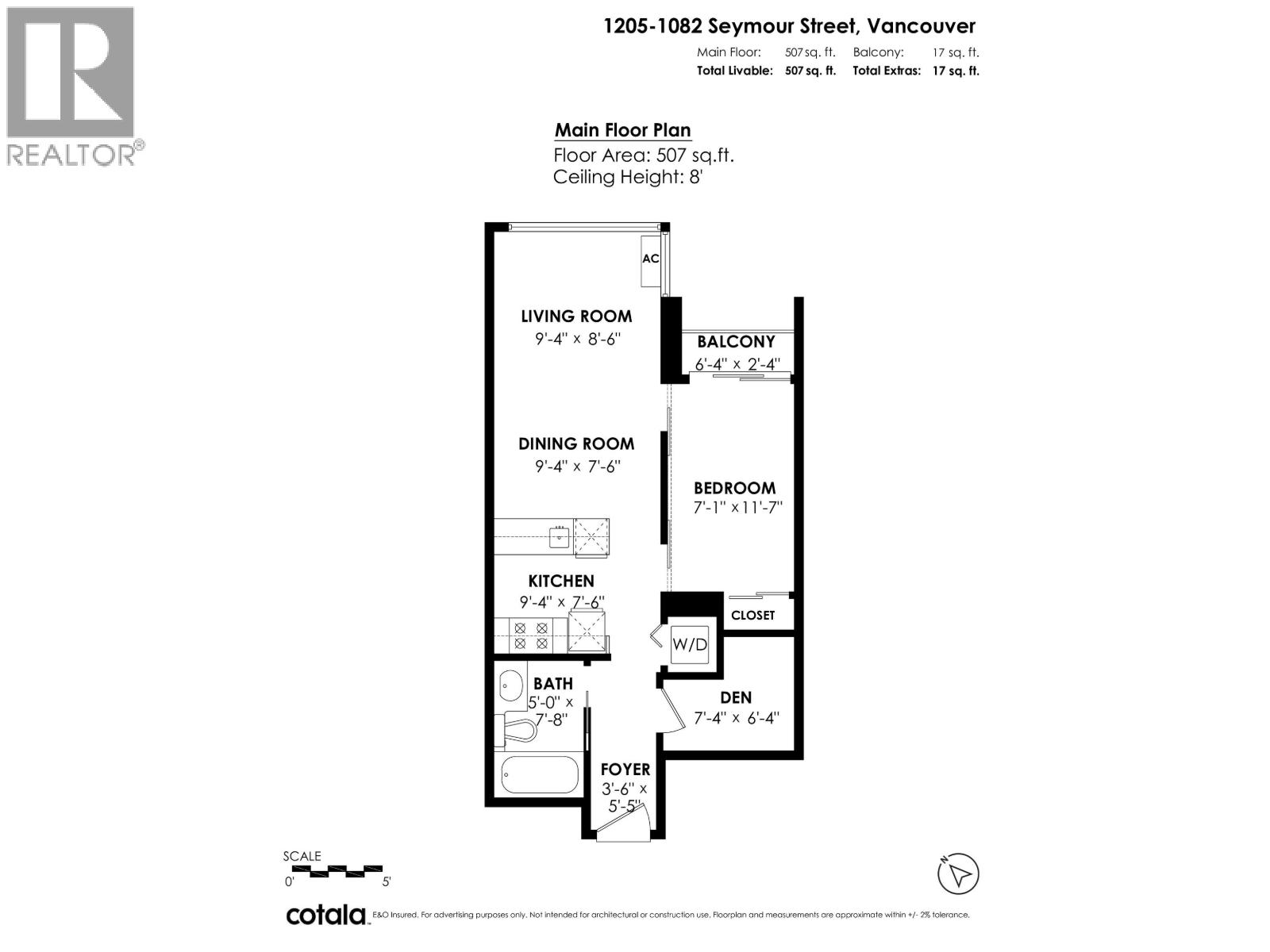 1205 1082 SEYMOUR STREET, Vancouver