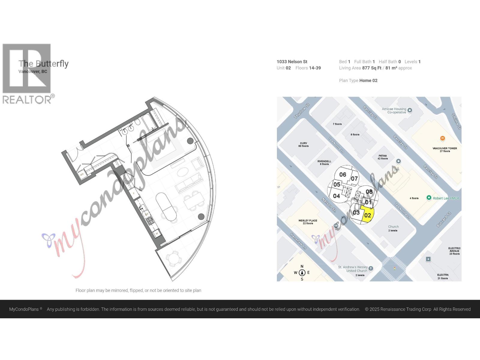 3202 1033 NELSON STREET, Vancouver