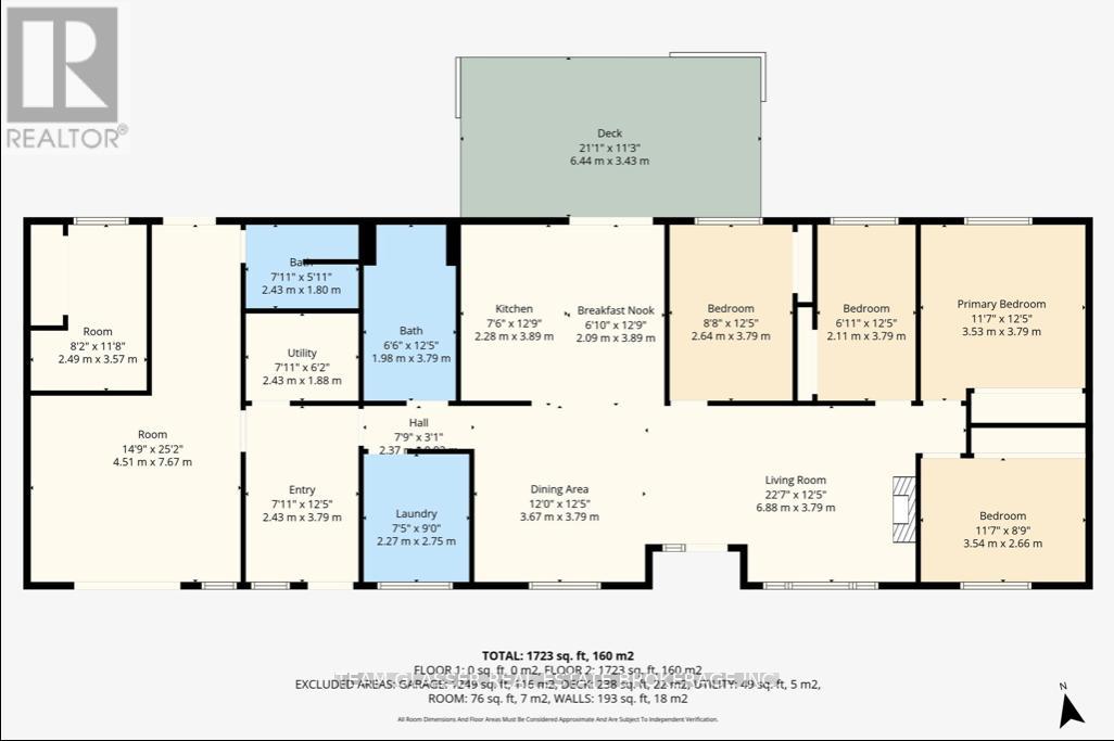 Single Family House Bungalow for Sale in  CENTRE STREET North Middlesex (Parkhill) 