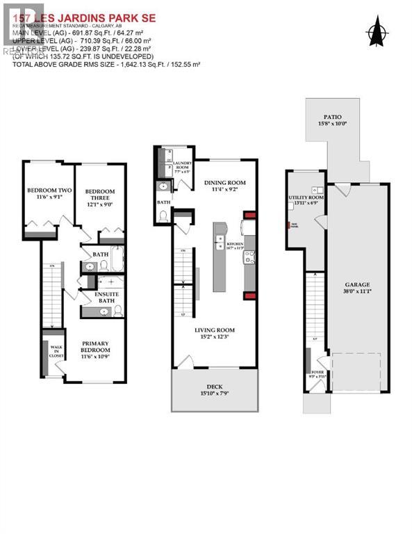 Single Family House for Sale in  Les Jardins Park SE Douglasdale/Glen Calgary 