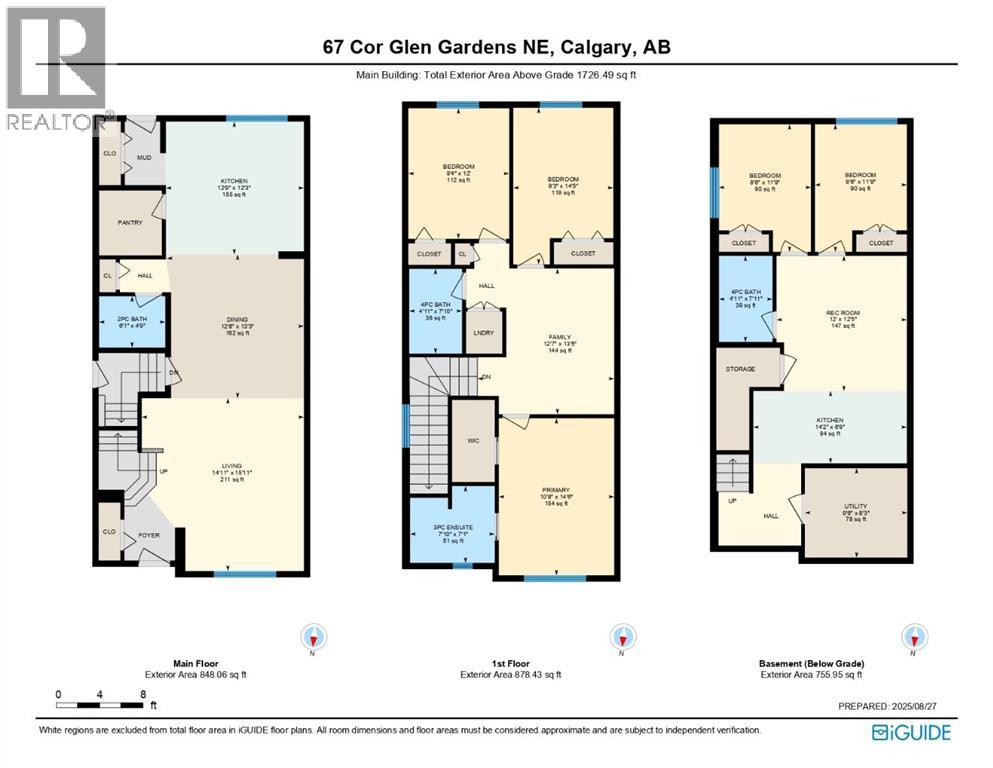 Single Family House for Sale in  Corner Glen Gardens NE Cornerstone Calgary 