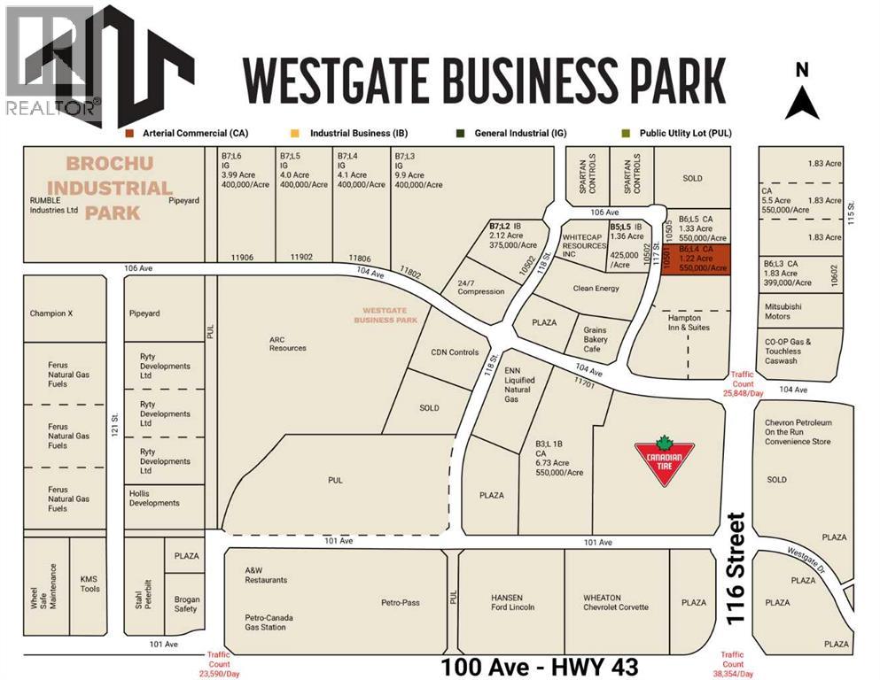 Vacant Land for Sale in   Street Westgate Grande Prairie 