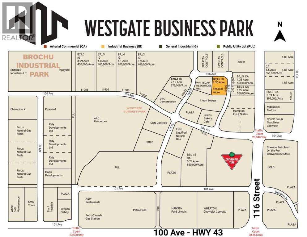 Vacant Land for Sale in   Street Westgate Grande Prairie 
