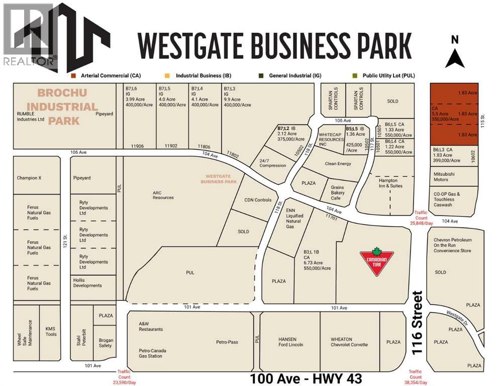 Vacant Land for Sale in .  Street Westgate Grande Prairie 