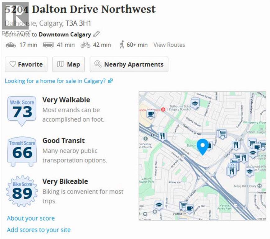 Single Family House for Sale in   Dalton Drive NW Dalhousie Calgary 