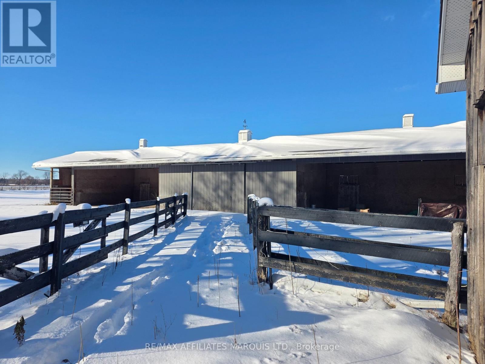 Out far stable doors to the barn