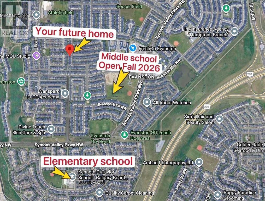 Single Family House for Sale in  Evanspark Gardens NW Evanston Calgary 