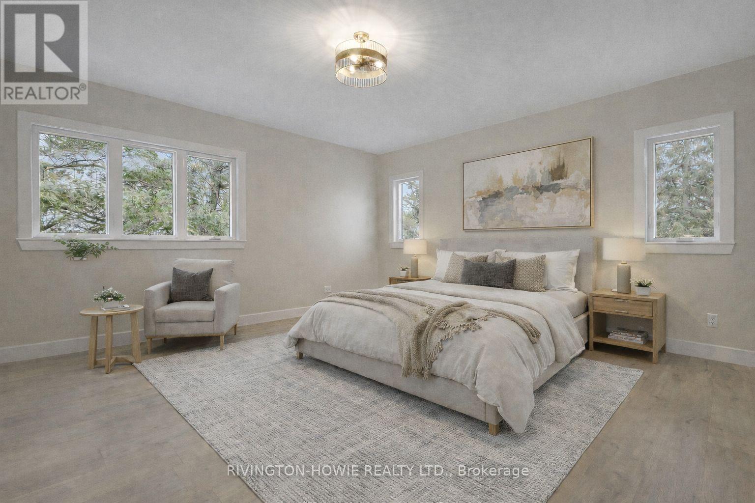 Primary Bedroom - Virtually staged photo