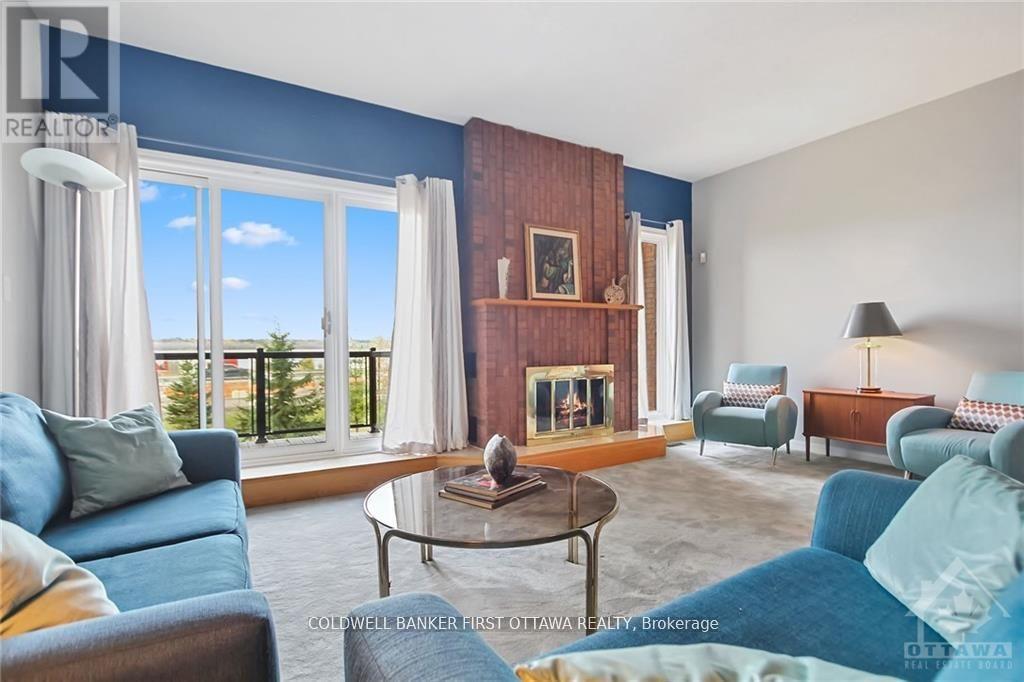 2nd floor living room & balcony