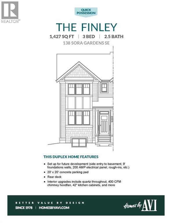 Single Family House for Sale in  Sora Gardens SE Hotchkiss Calgary 