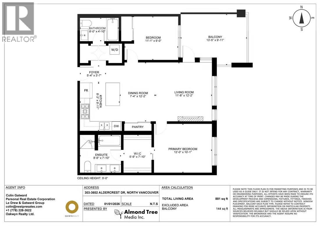 303 3602 ALDERCREST DRIVE, North Vancouver