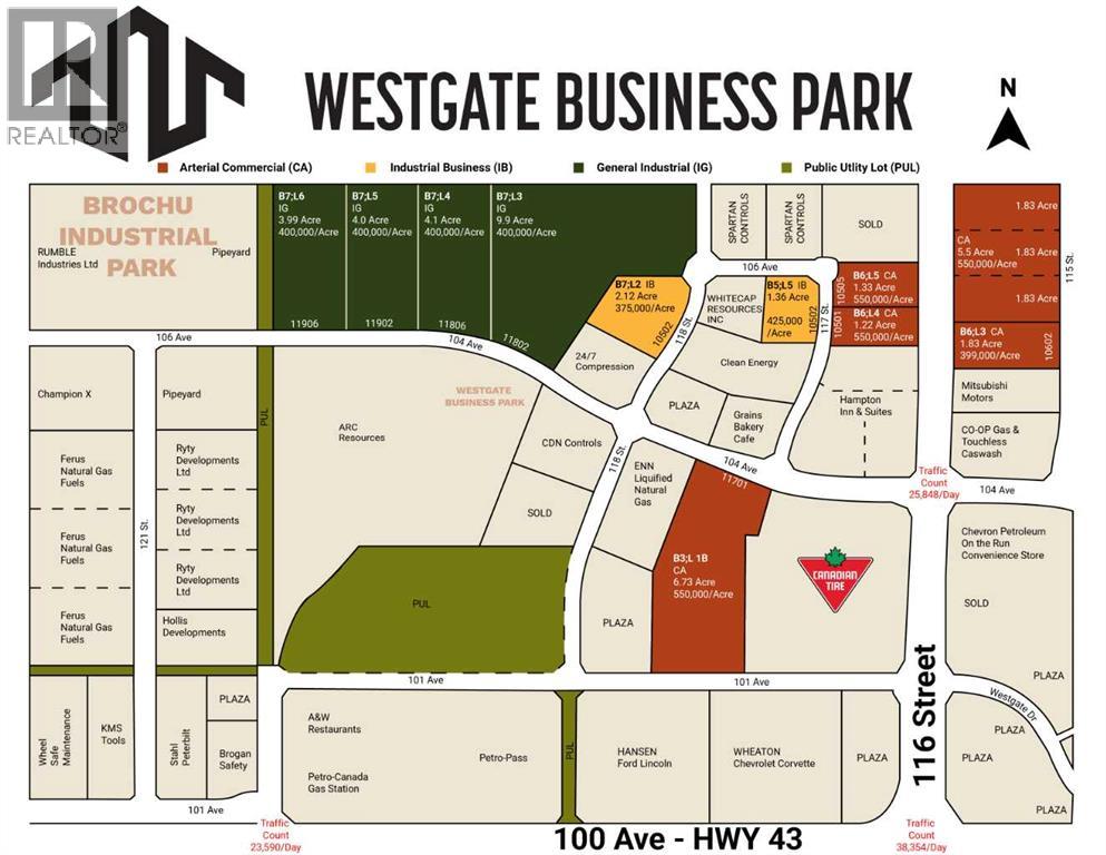 Vacant Land for Sale in   Street Westgate Grande Prairie 