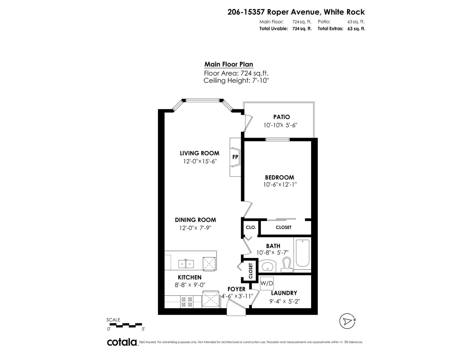 206 15357 ROPER AVENUE, White Rock