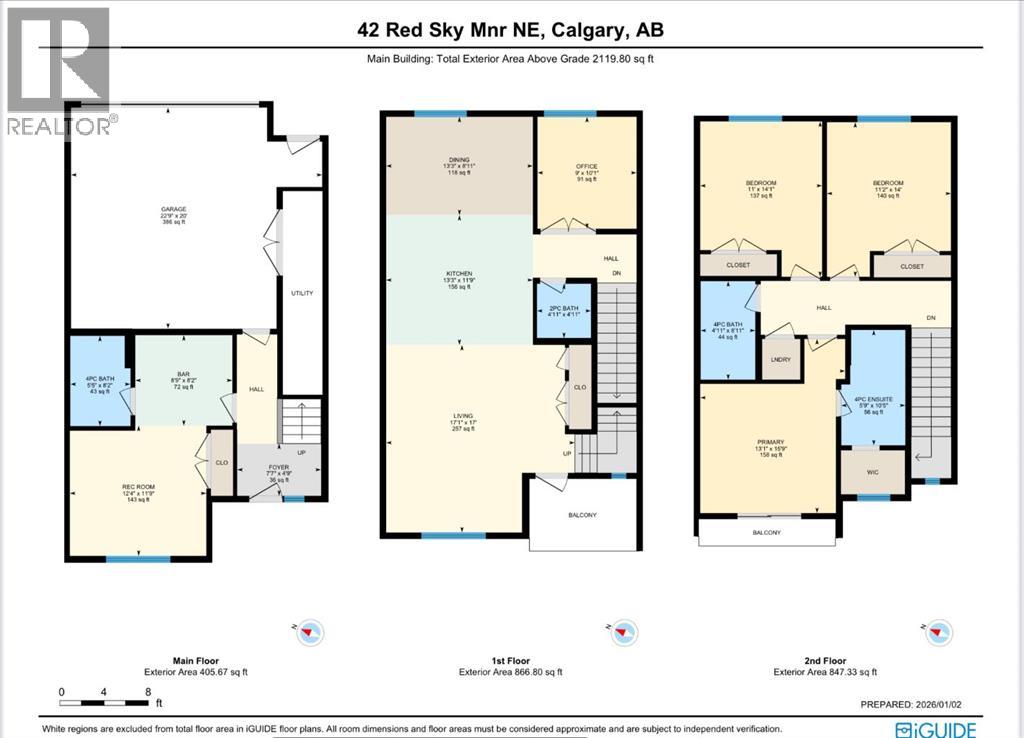 Single Family House for Sale in  Red Sky Manor NE Redstone Calgary 